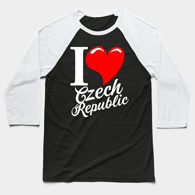 Czech Republic Baseball T-Shirt by Mila46